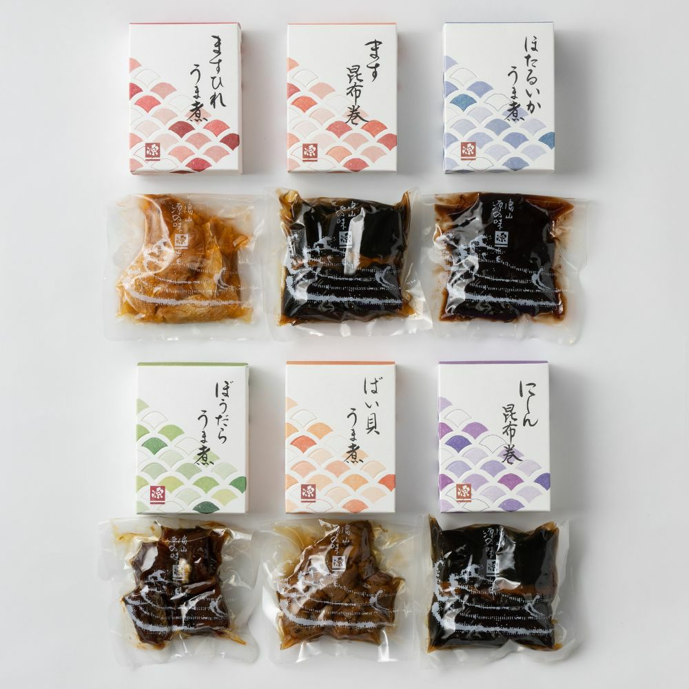 厳選６品セットの内容物が記載された画像です。