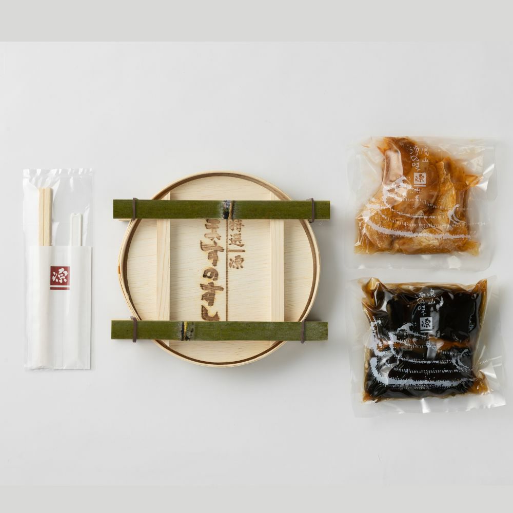 特選ますのすしとうま煮２種類の内容物の状態が分かる画像です。