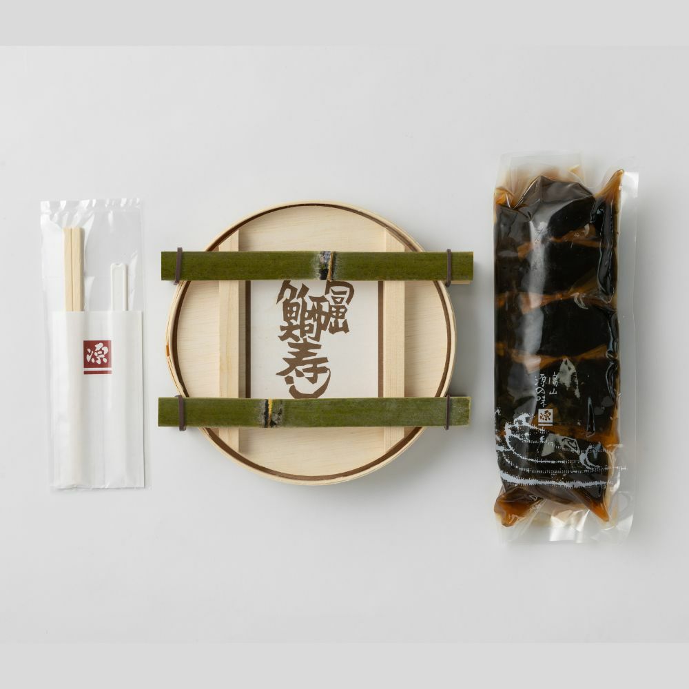 ぶりのすしとジャンボぶり昆布巻の内容物の状態が分かる画像です。