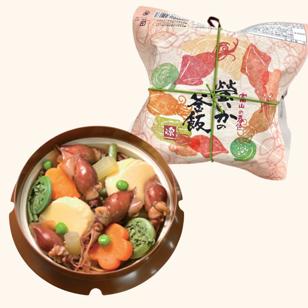 螢いかの釜飯の商品&パッケージ画像。