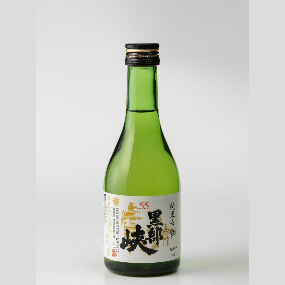 林酒造の「黒部峡 純米吟醸 300ml」の商品画像です。