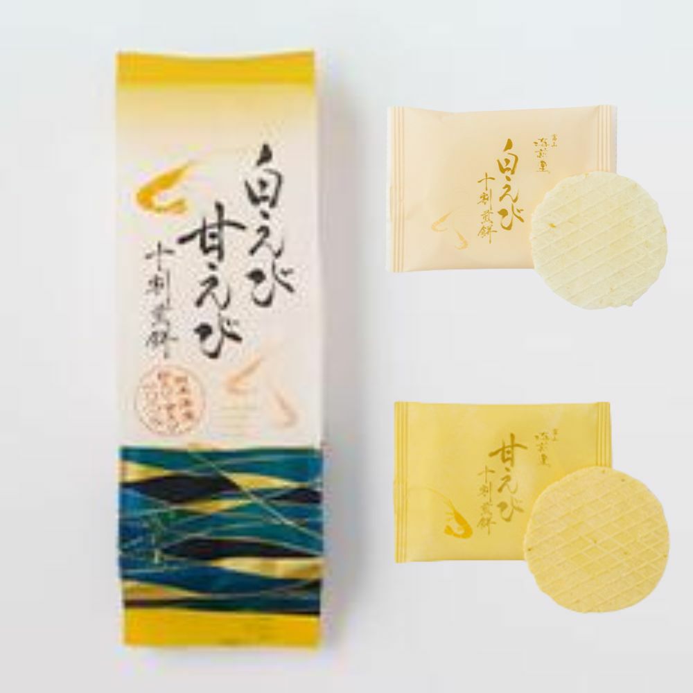 白えび・甘えび十割煎餅の商品画像です。
