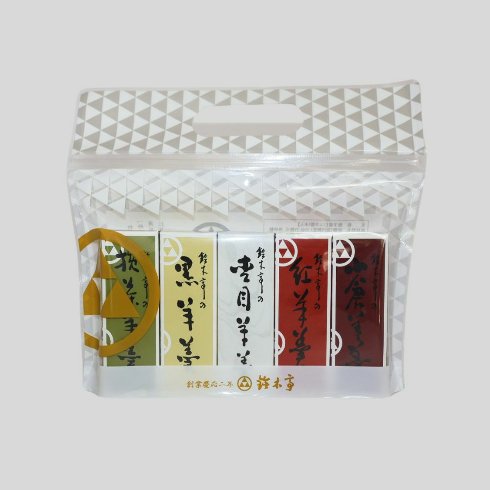 ミニ羊羹５本袋入り(80g×5本)の商品画像です。