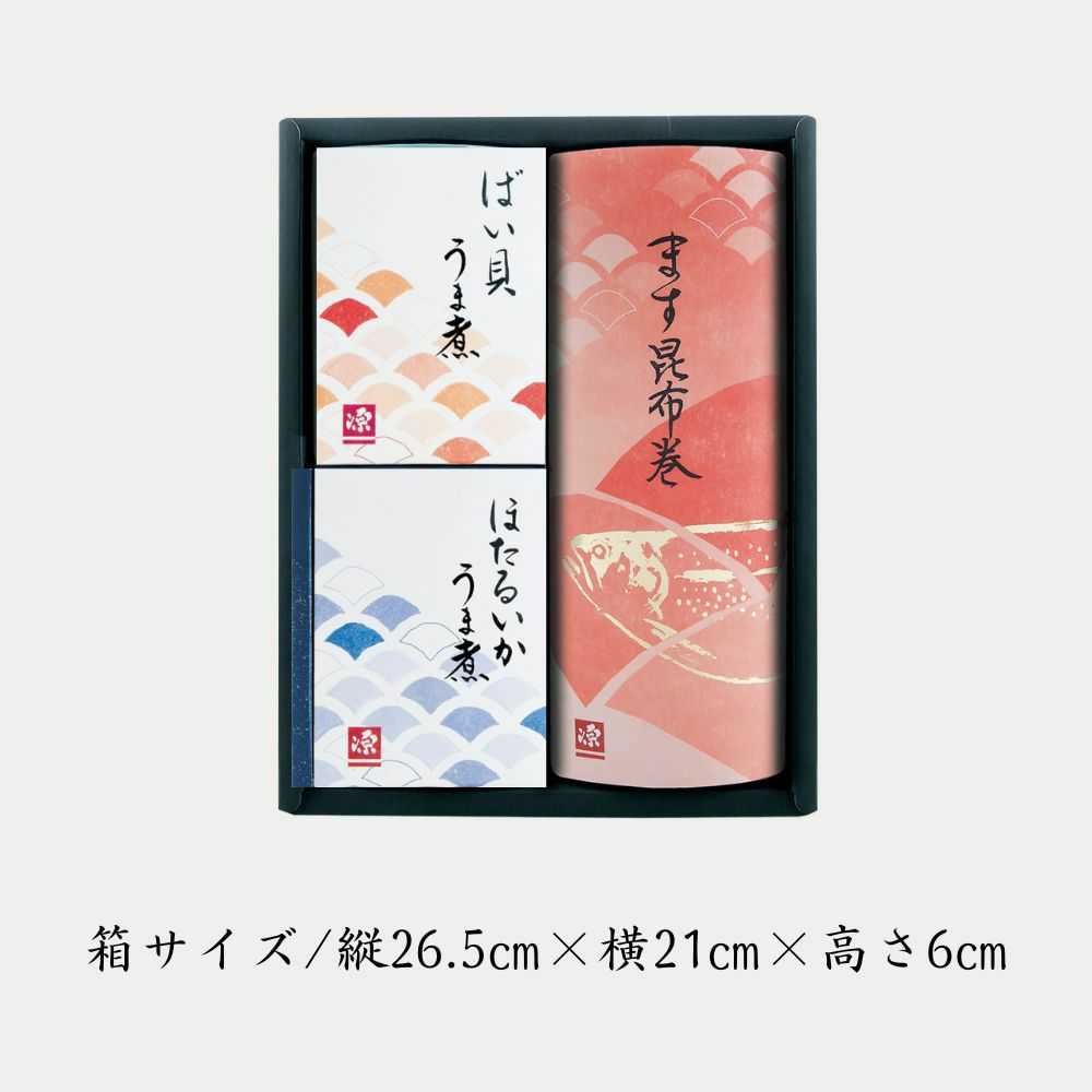 推奨３品セットの箱サイズが記載された画像です。